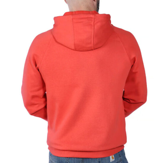 Carhartt TS5569 'Force' RelaxedFit Lightweight Logo Sweatshirt, Red Barn - Image 2