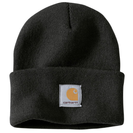 Carhartt A18 Knit Cuffed Beanie, Black
