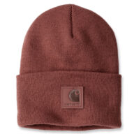 Carhartt AH1070 Medium Knit Beanie, Sable Brown
