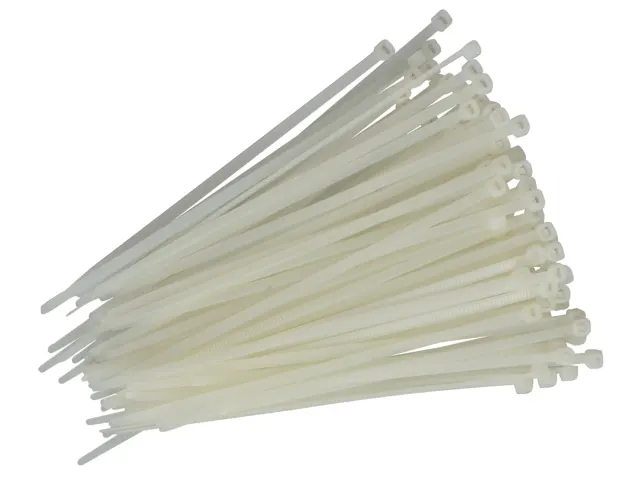 Cable Ties White, Pack Of 100 - Image 2