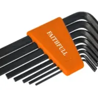 Faithfull FAIHKS8M Metric Short Arm Hexagon Key Set, 8 Piece