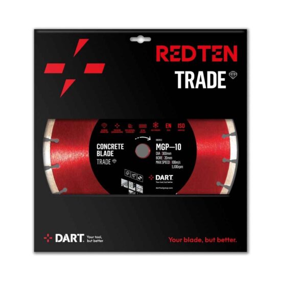 DART DB00165 Red Ten MGP-10 Diamond Blade 350Dmm x 20B - Image 2